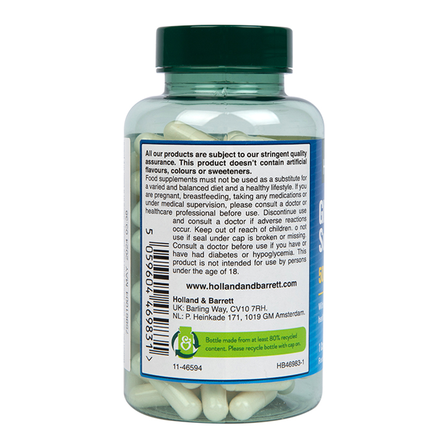 Glucosamine Sulphate 500mg 120 Capsules Holland & Barrett