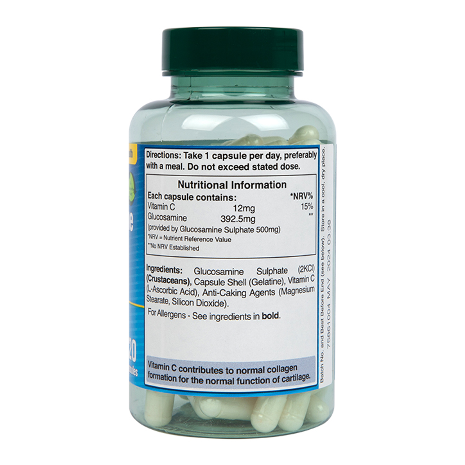 Glucosamine Sulphate 500mg 120 Capsules Holland & Barrett