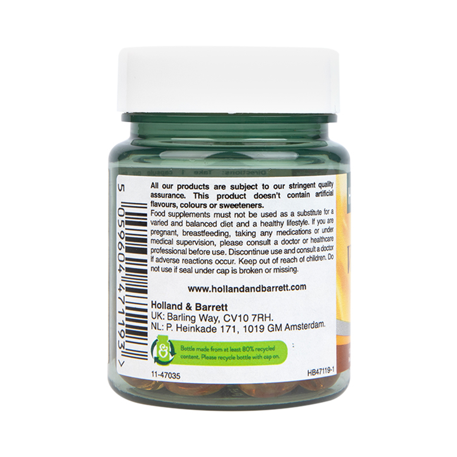 Vitamin E 400iu Softgel Capsules Holland & Barrett