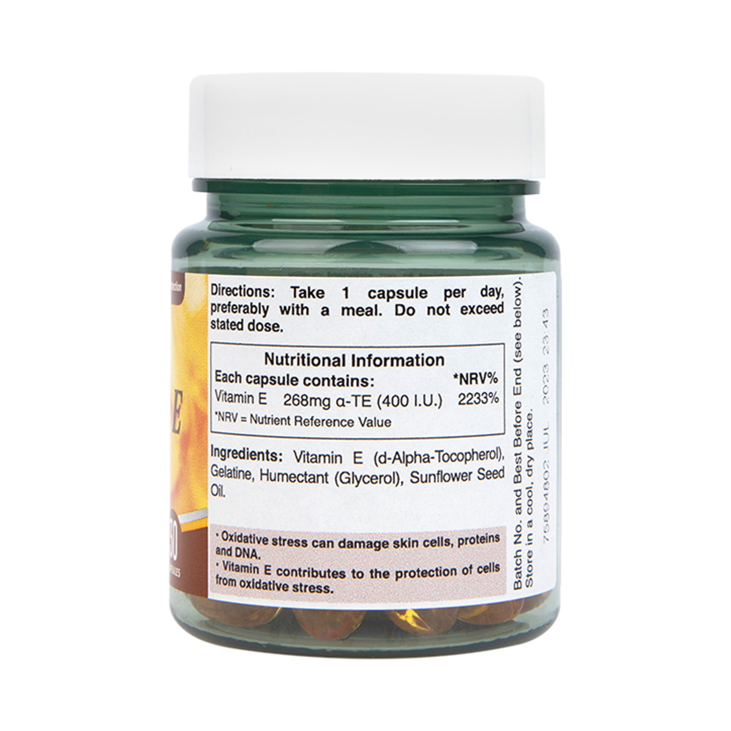 Vitamin E 400iu Softgel Capsules Holland & Barrett