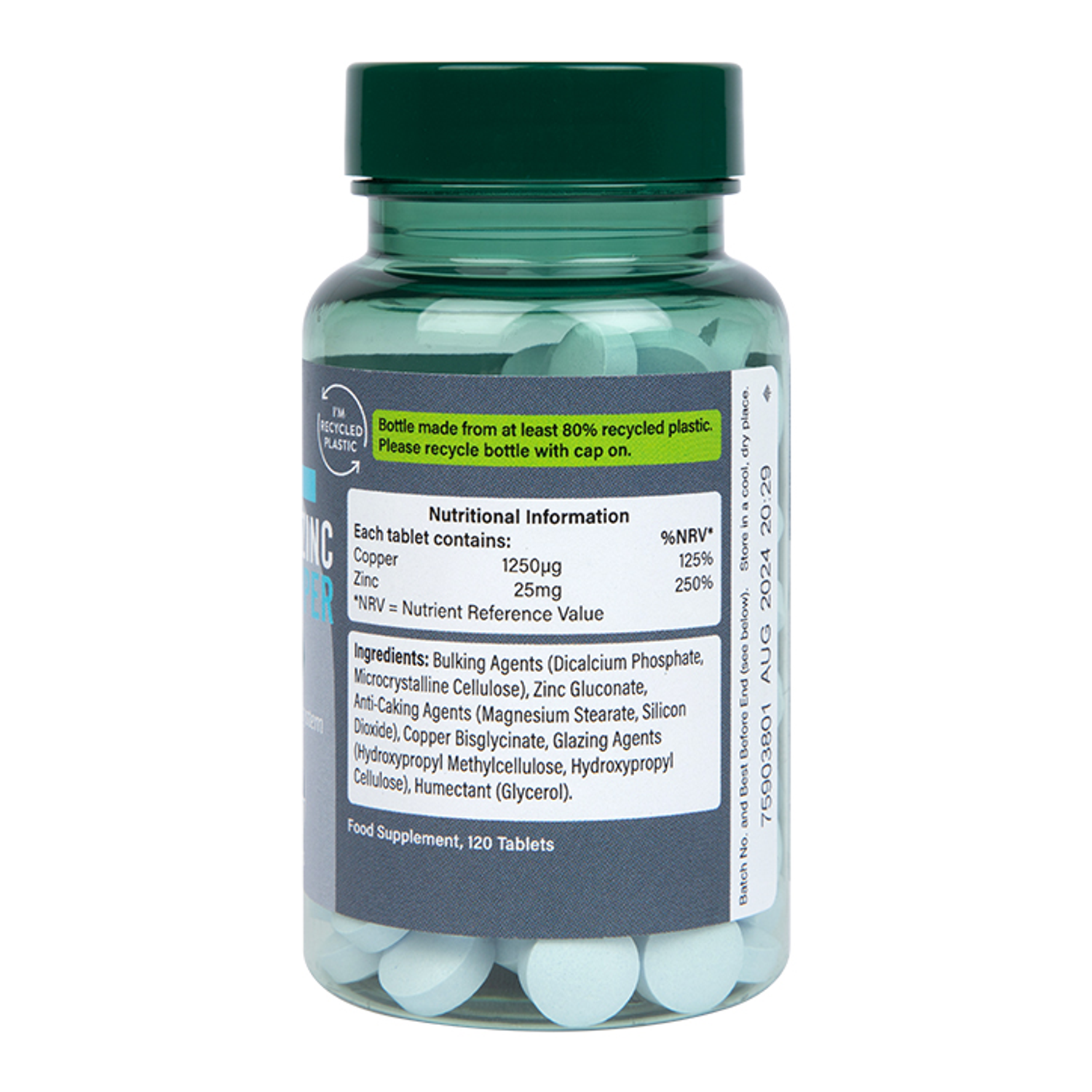 Holland & Barrett Zinc & Copper 120 Tablets Holland & Barrett