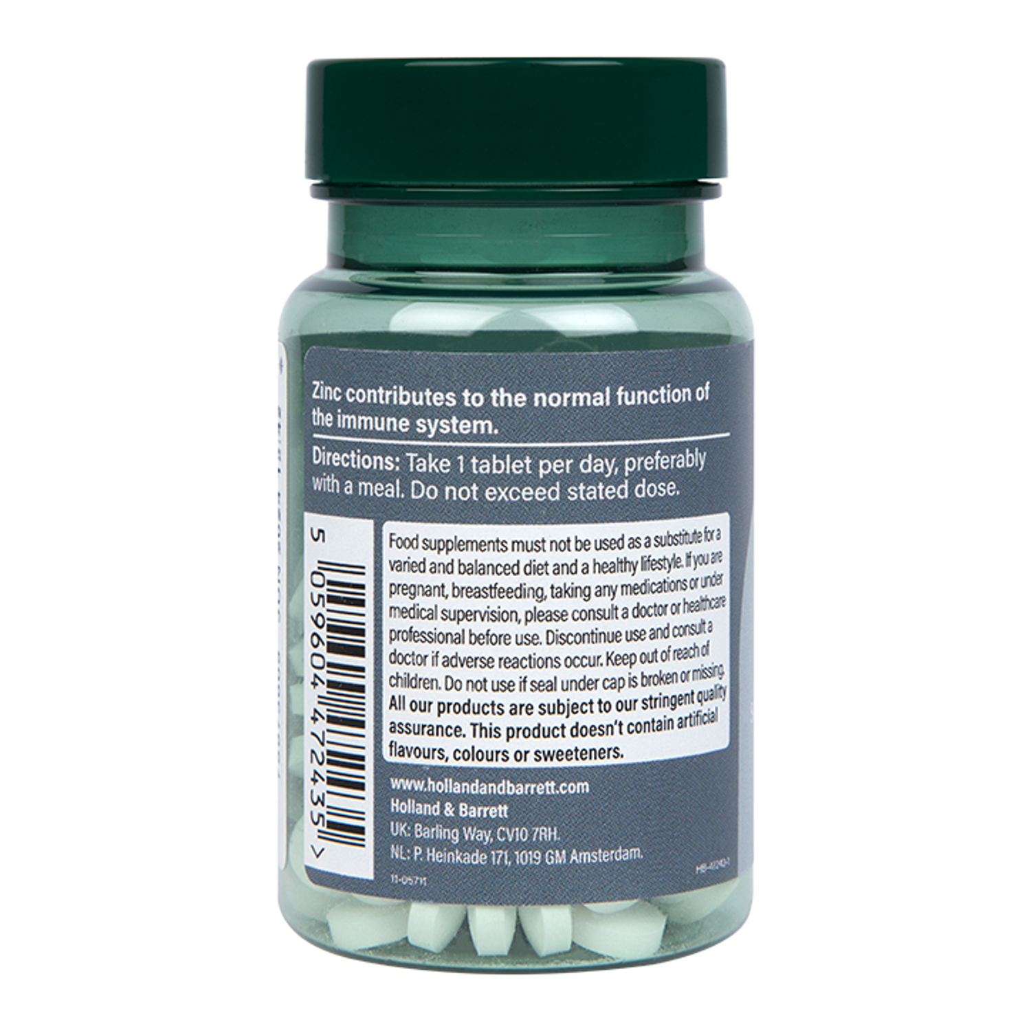 Zinc 15mg 120 Tablets Holland & Barrett