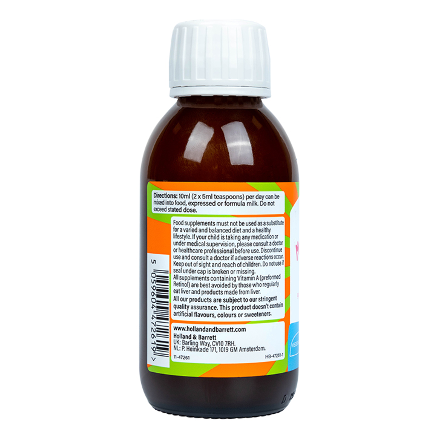 Baby Multivitamin Liquid Orange Holland & Barrett