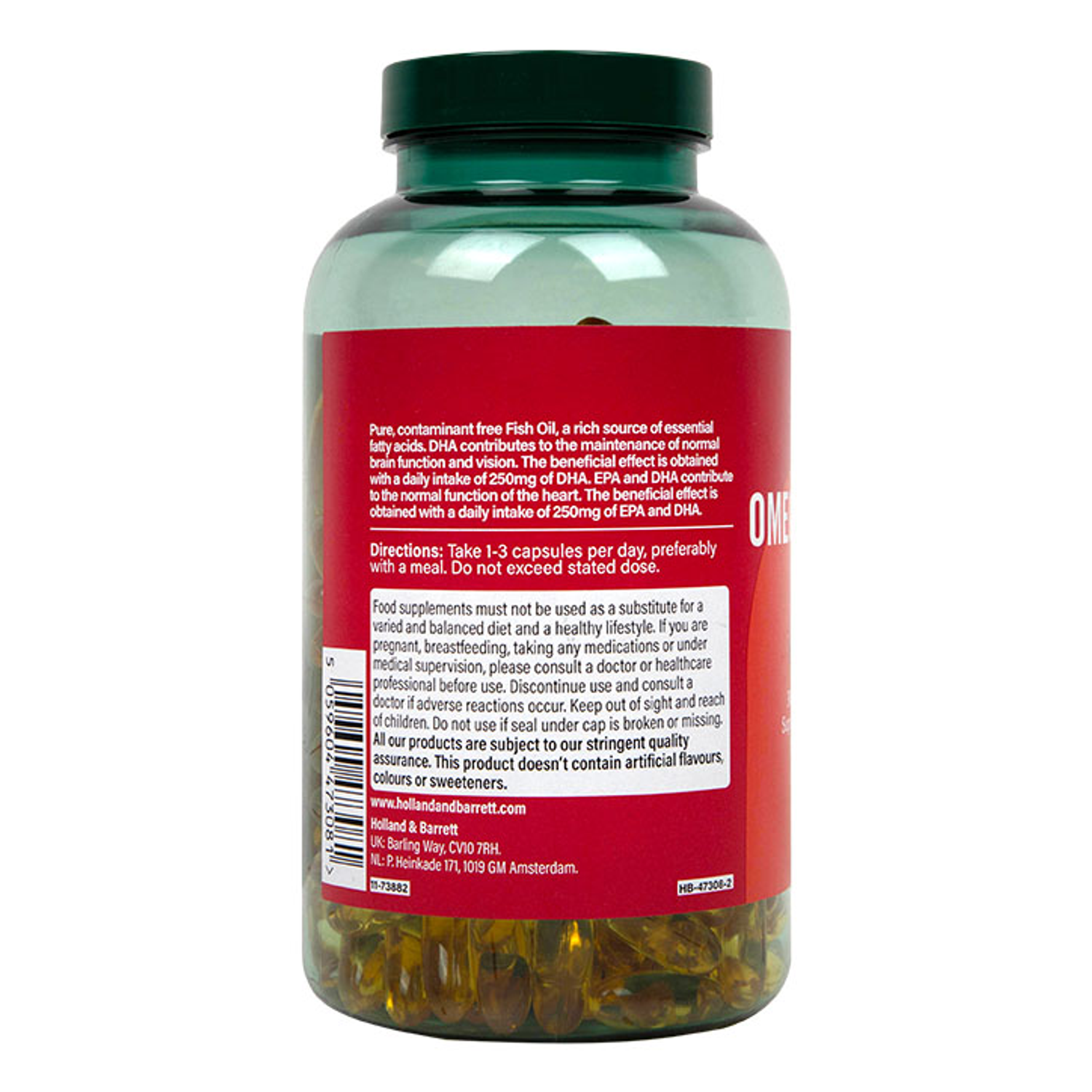 H&B Omega 3 Fish Oil Capsules 1000mg Holland & Barrett