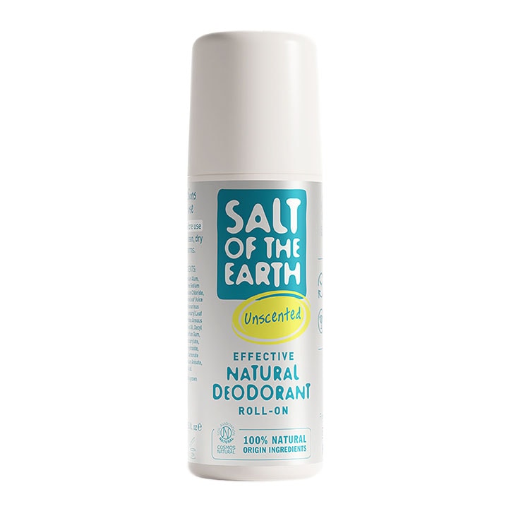 Salt of the Earth Unscented Natural Roll On Deodorant | Holland & Barrett