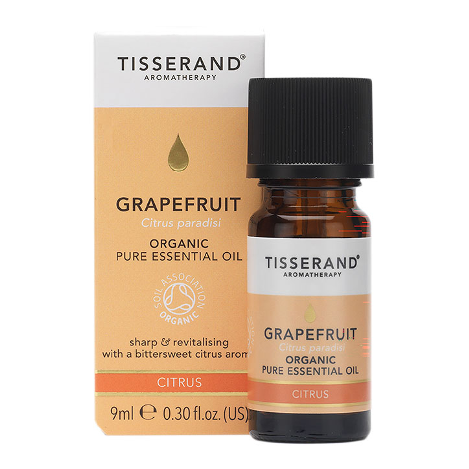 Tisserand Grapefruit Organic Pure Essential Oil 9ml Holland & Barrett