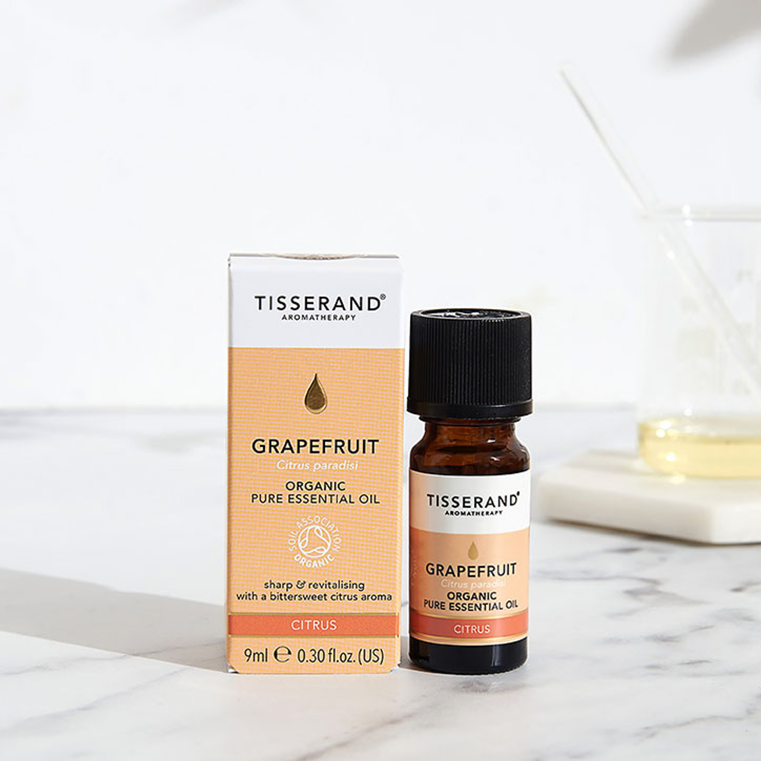Tisserand Grapefruit Organic Pure Essential Oil 9ml Holland & Barrett