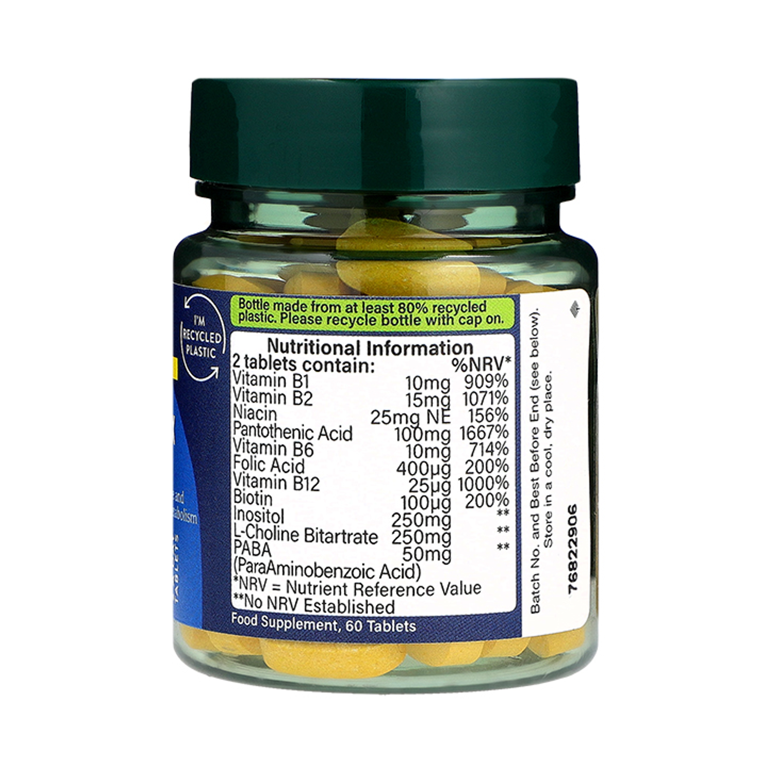 Holland & Barrett High Strength Complete Vit B Complex 60 Tablets