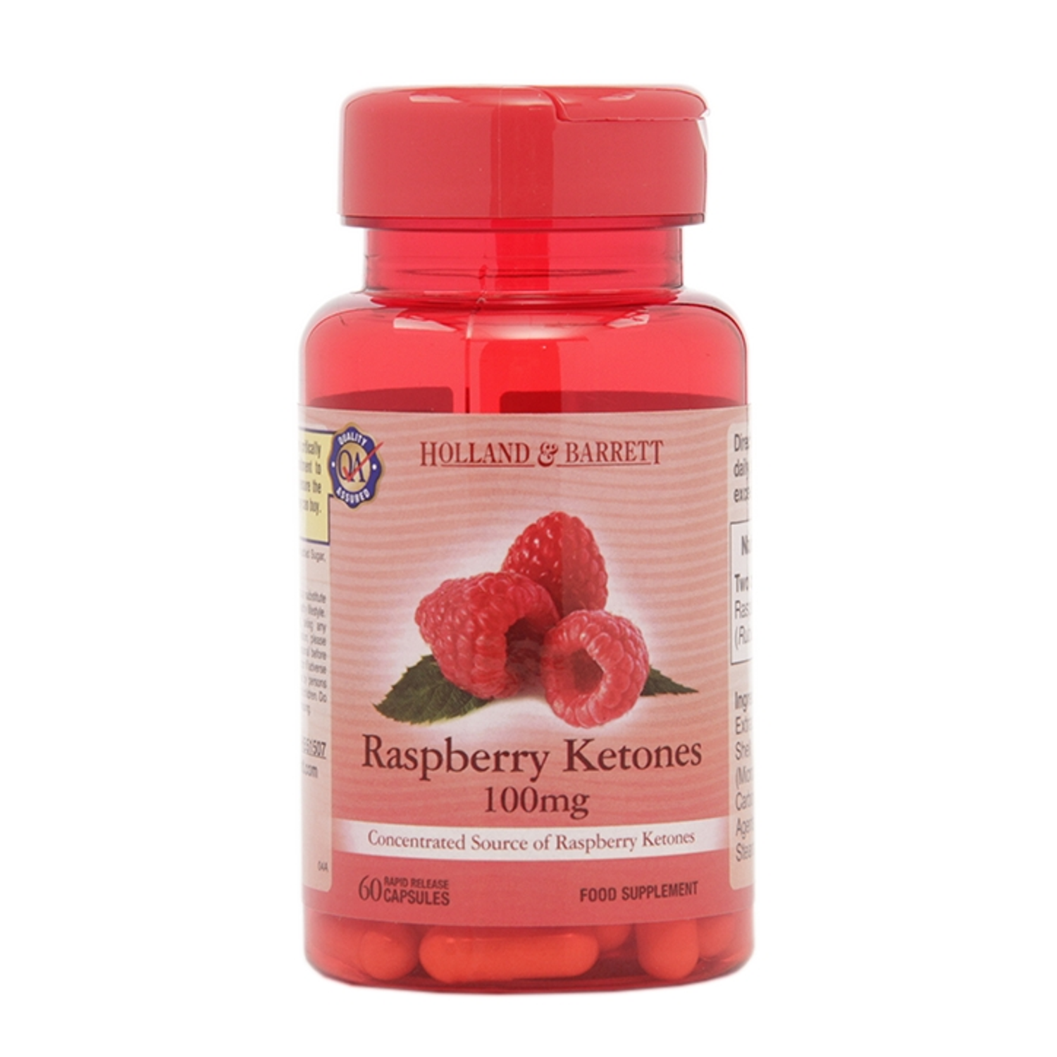 Holland & Barrett Raspberry Ketones 60 Capsules 100mg