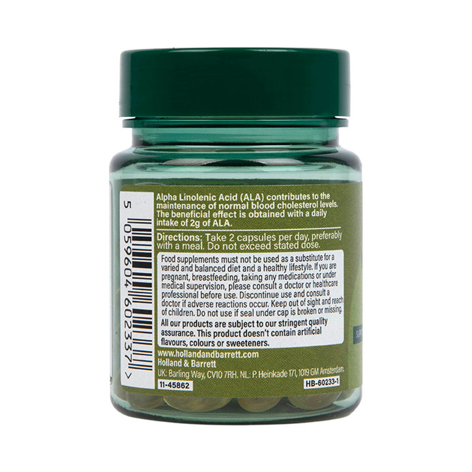 Holland & Barrett Hemp Seed Oil 60 Capsules Holland & Barrett