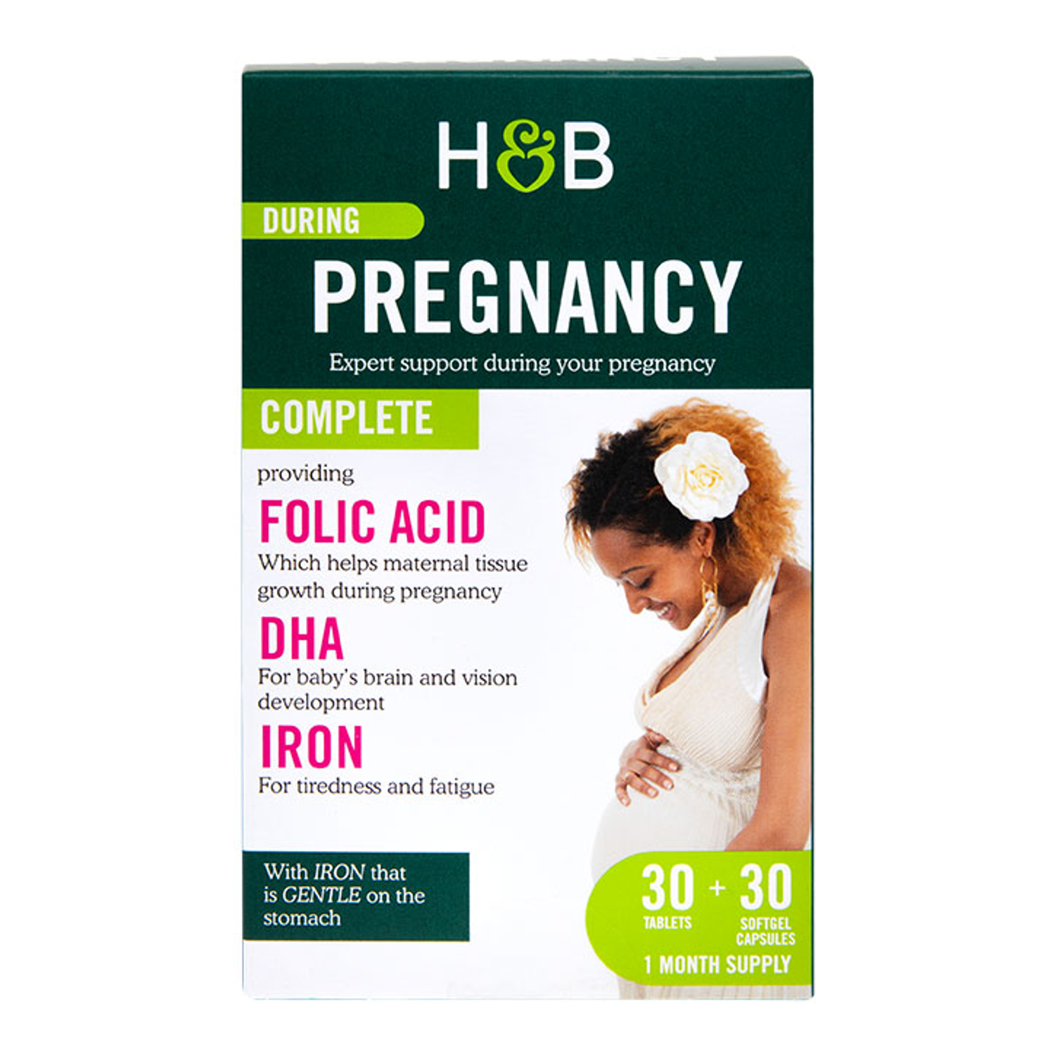Holland & Barrett Pregnancy Complete 30 Tablets + 30 Capsules Holland