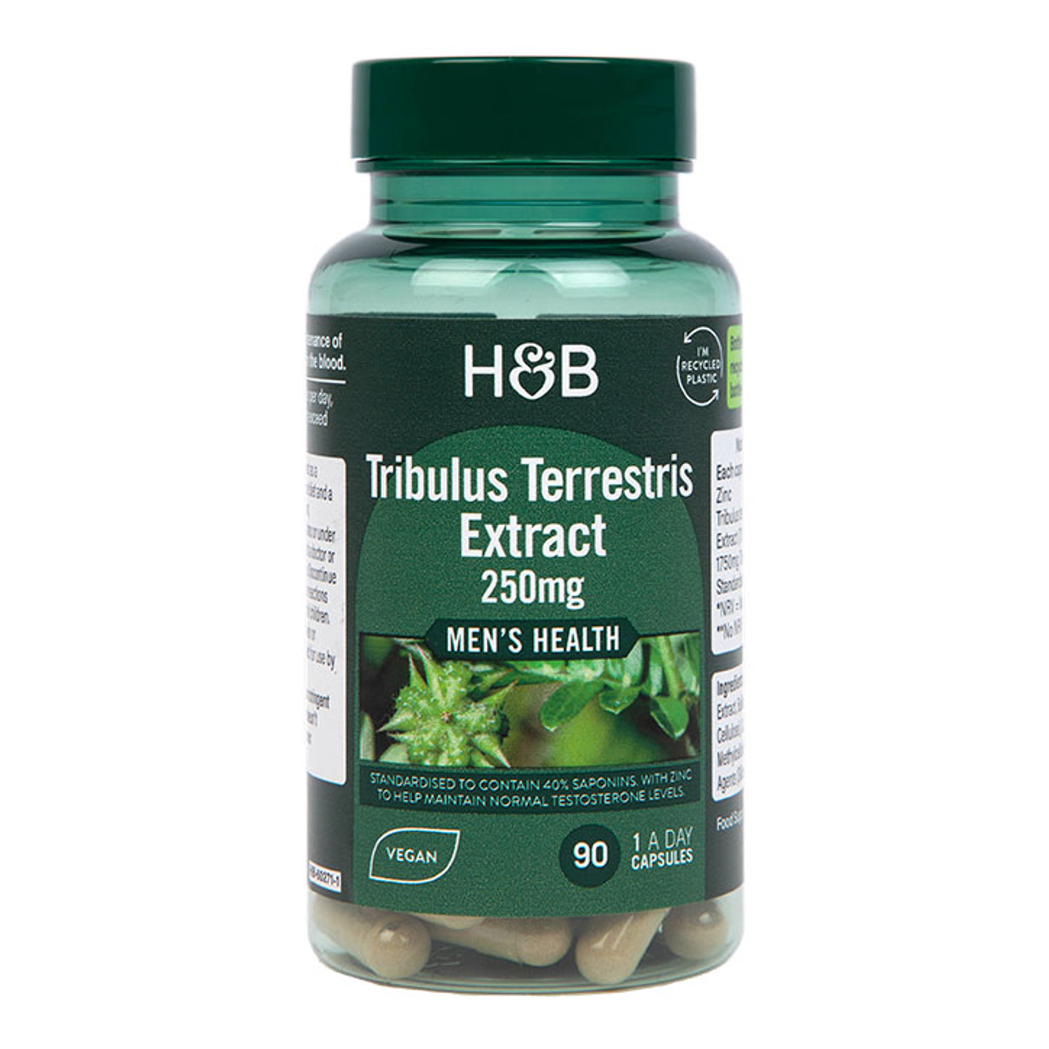 Holland & Barrett Tribulus Terrestris Extract 250mg 90 Capsules