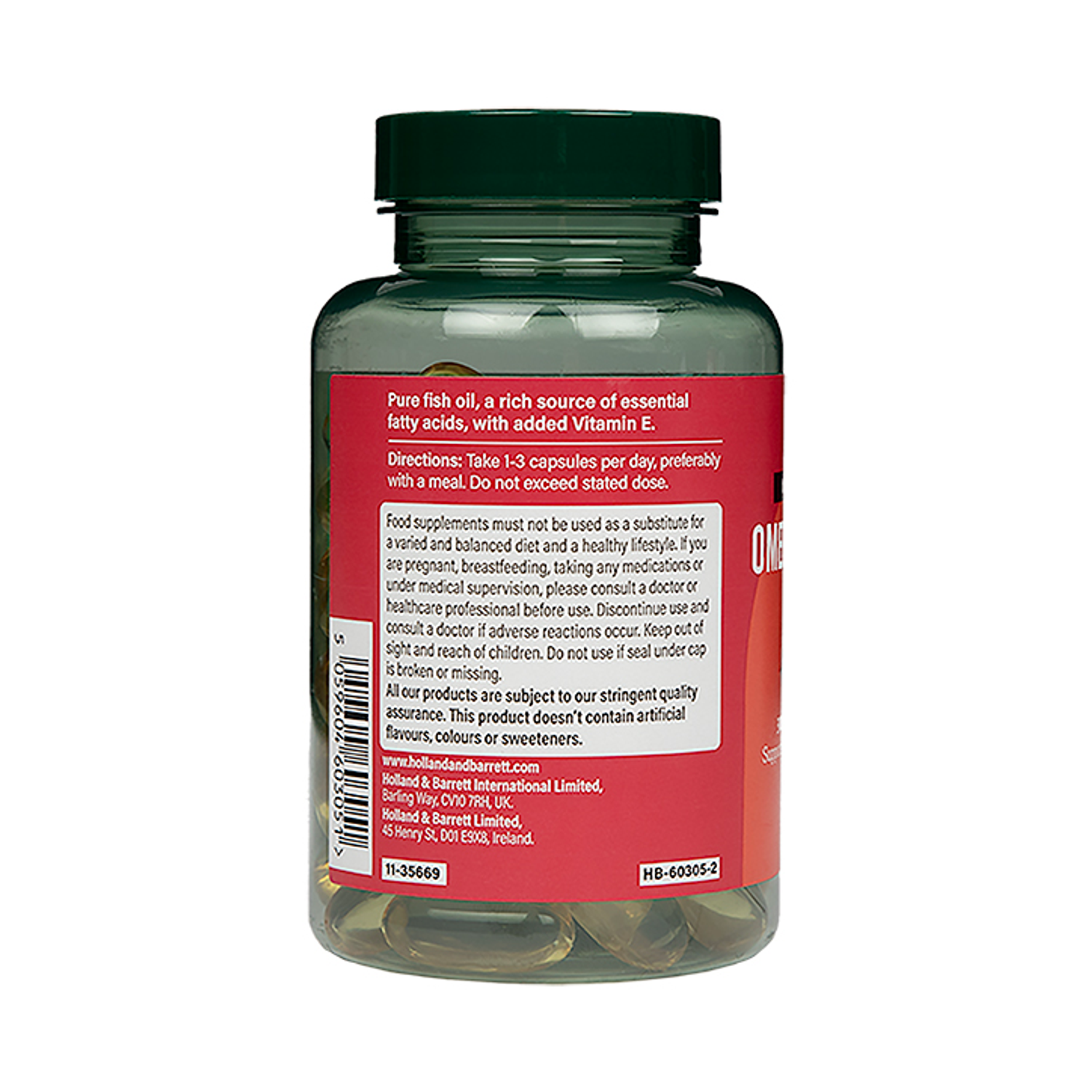 Holland & Barrett Omega 3 Fish Oil 1500mg 60 Capsules Holland & Barrett