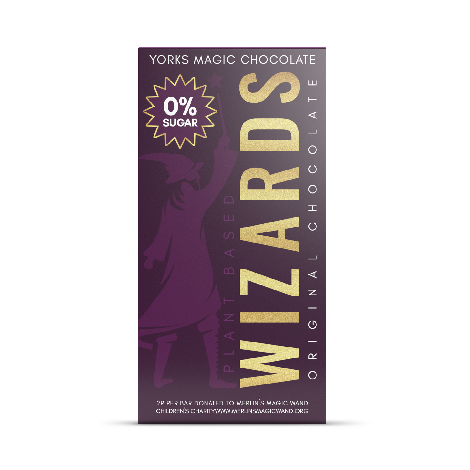 Wizards 0% Sugar Chocolate Original 55g