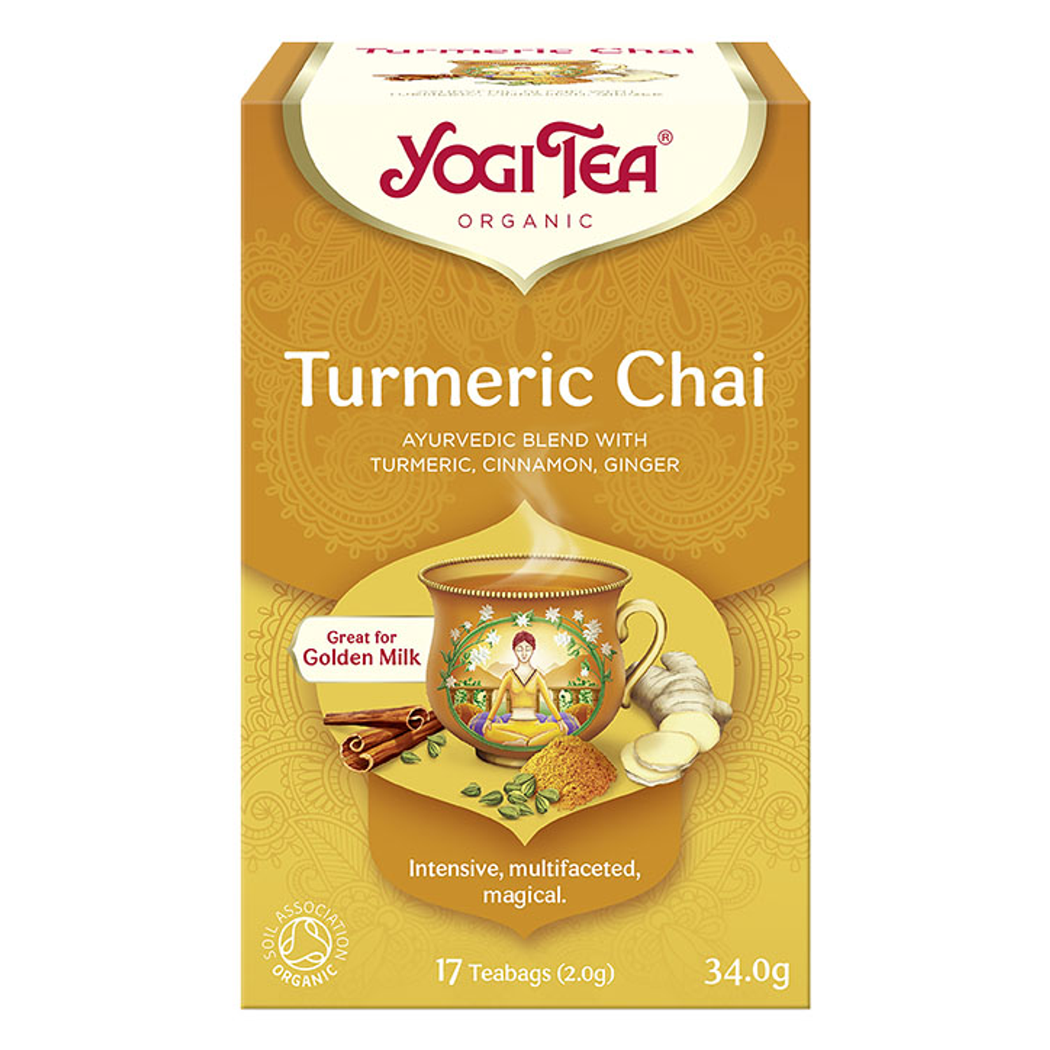 Yogi Tea¬Æ Organic Turmeric Chai. Ayurvedic Blend with Turmeric