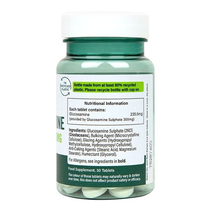 H&B Value Glucosamine Sulphate 300mg 30 Tablets Holland & Barrett
