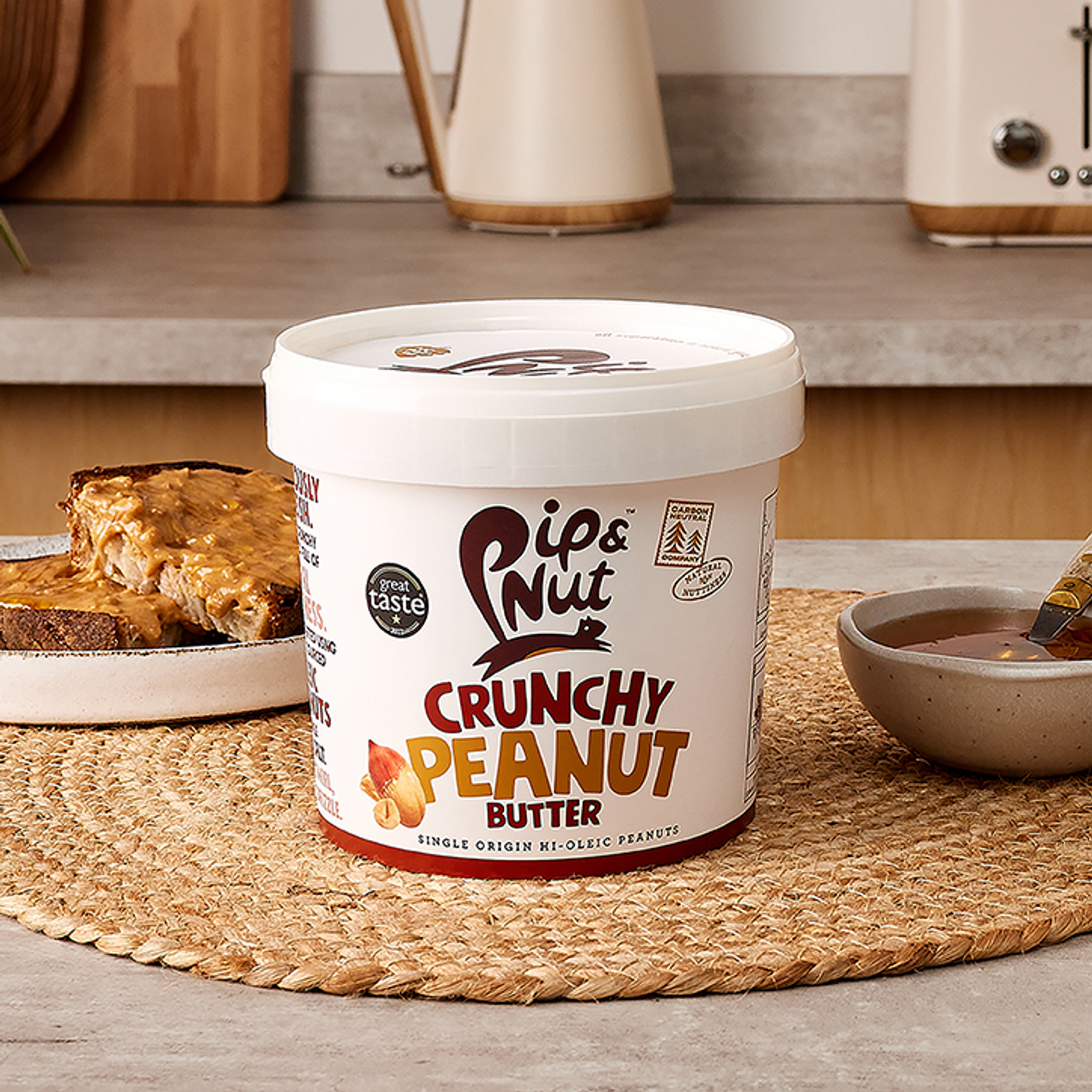 Pip & Nut Crunchy Peanut Butter 1KG