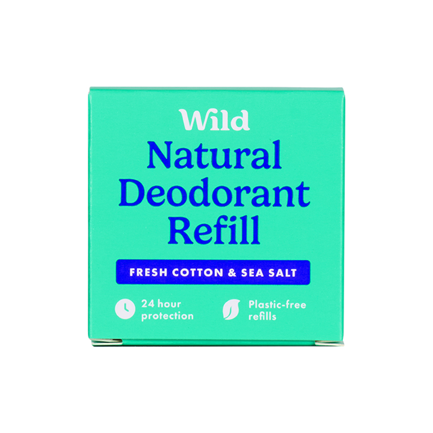 WILD Fresh Cotton & Sea Salt Natural Deodorant Refill 40g Holland