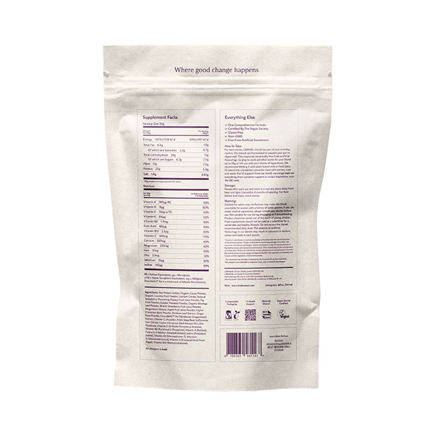 MPowder PERIBOOST Perimenopause Supplement 900g Holland & Barrett