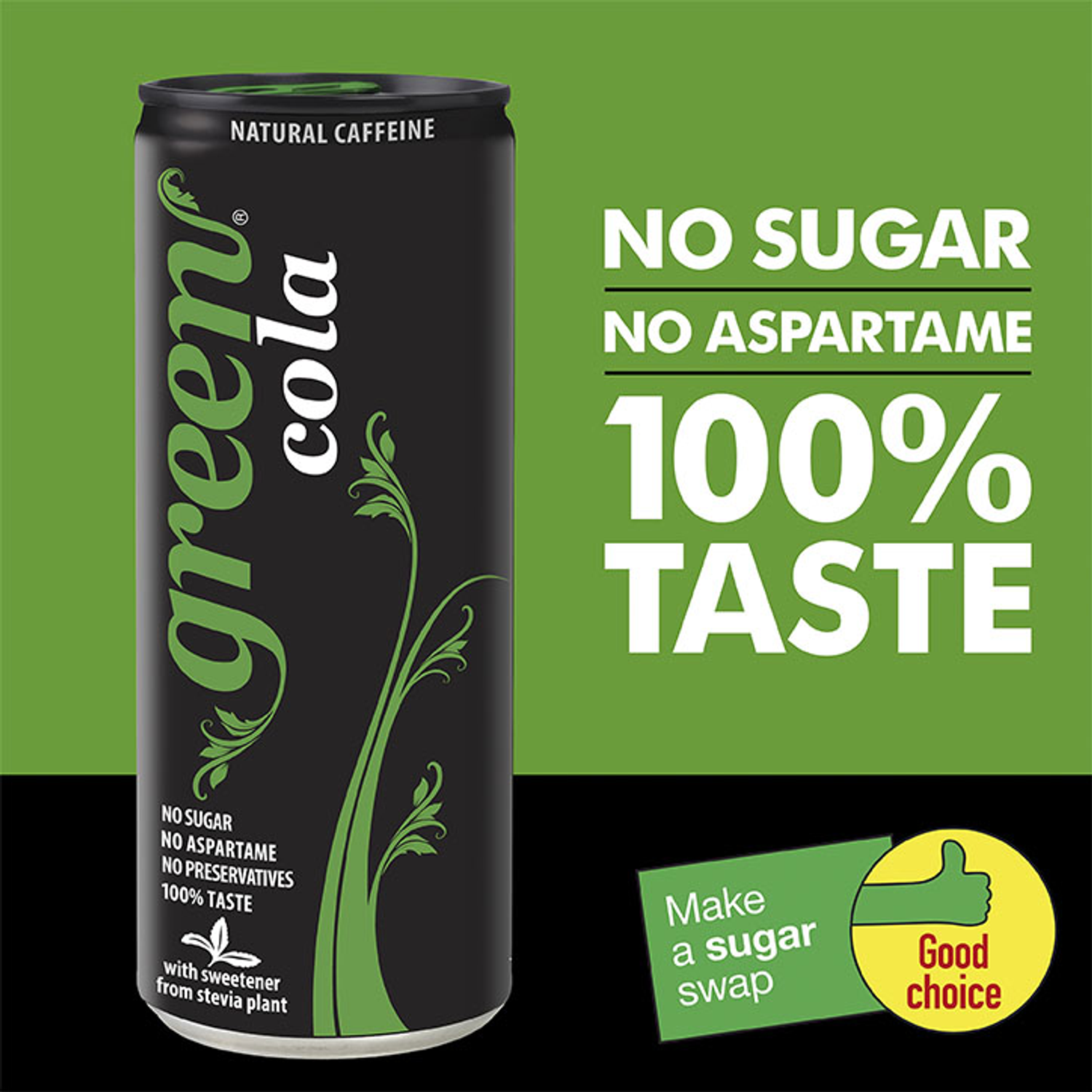 Green Cola Drink 4x 330ml