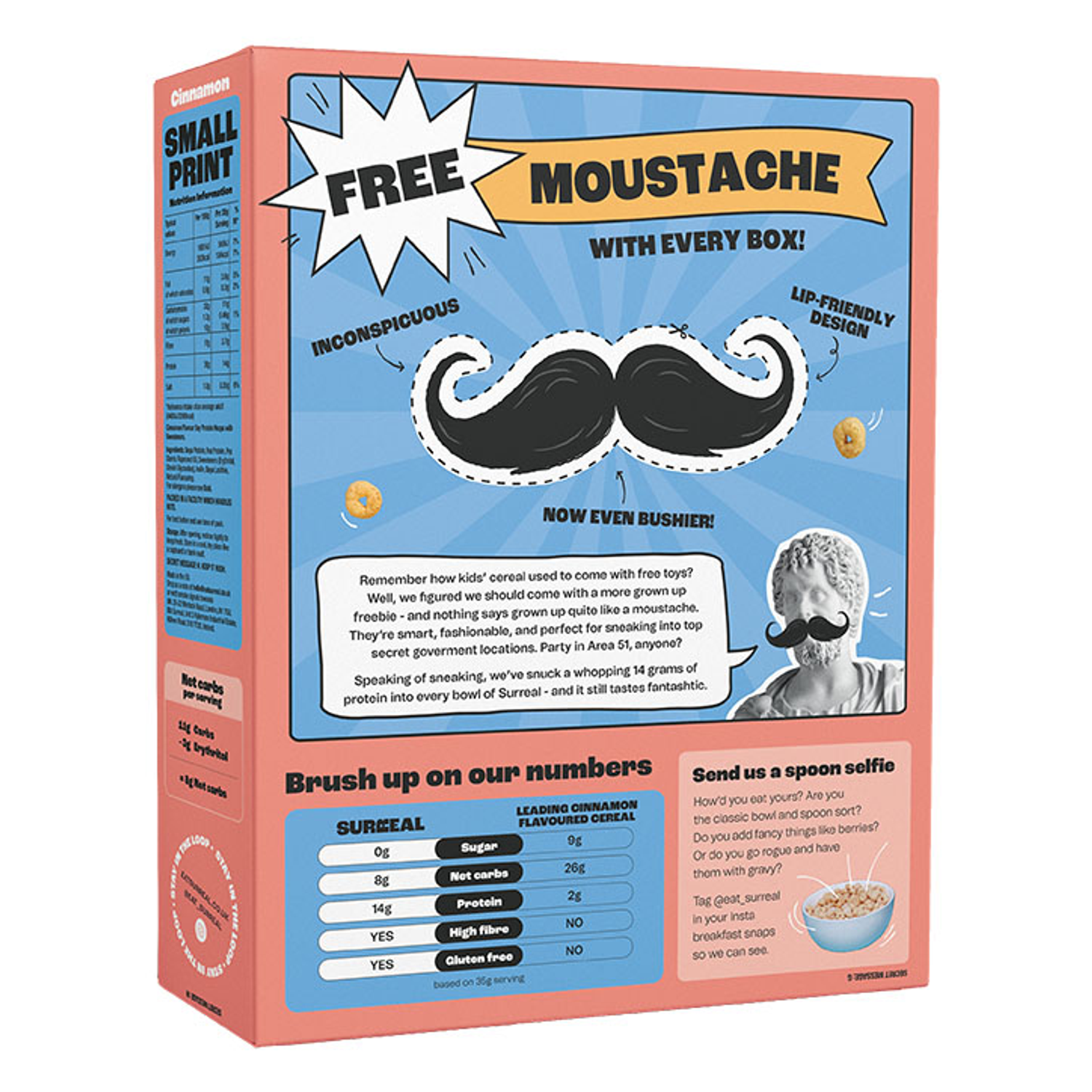 Surreal High Protein Cereal Cinnamon 240g Holland & Barrett