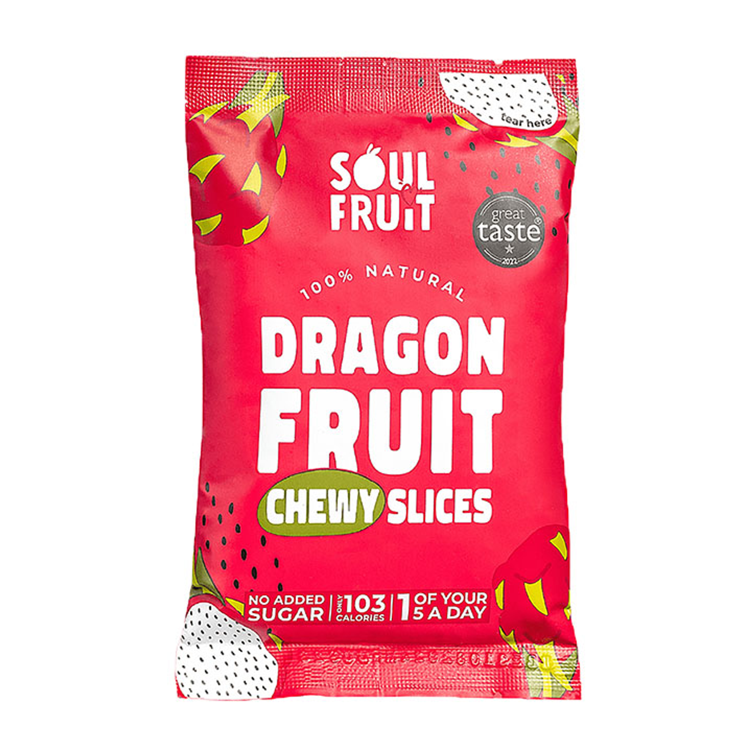Soul Fruit Soft Dried Dragon Fruit Slices 30g Holland & Barrett