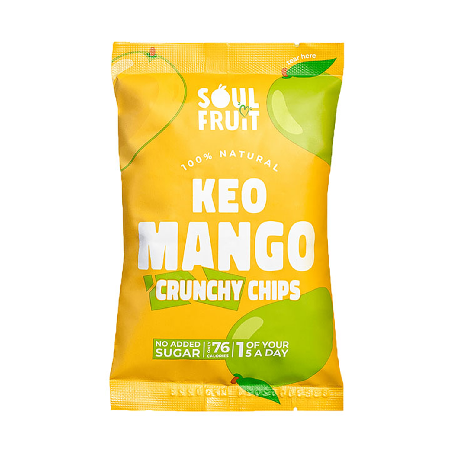 Soul Fruit Crunchy Dried Mango Chips 20g Holland & Barrett