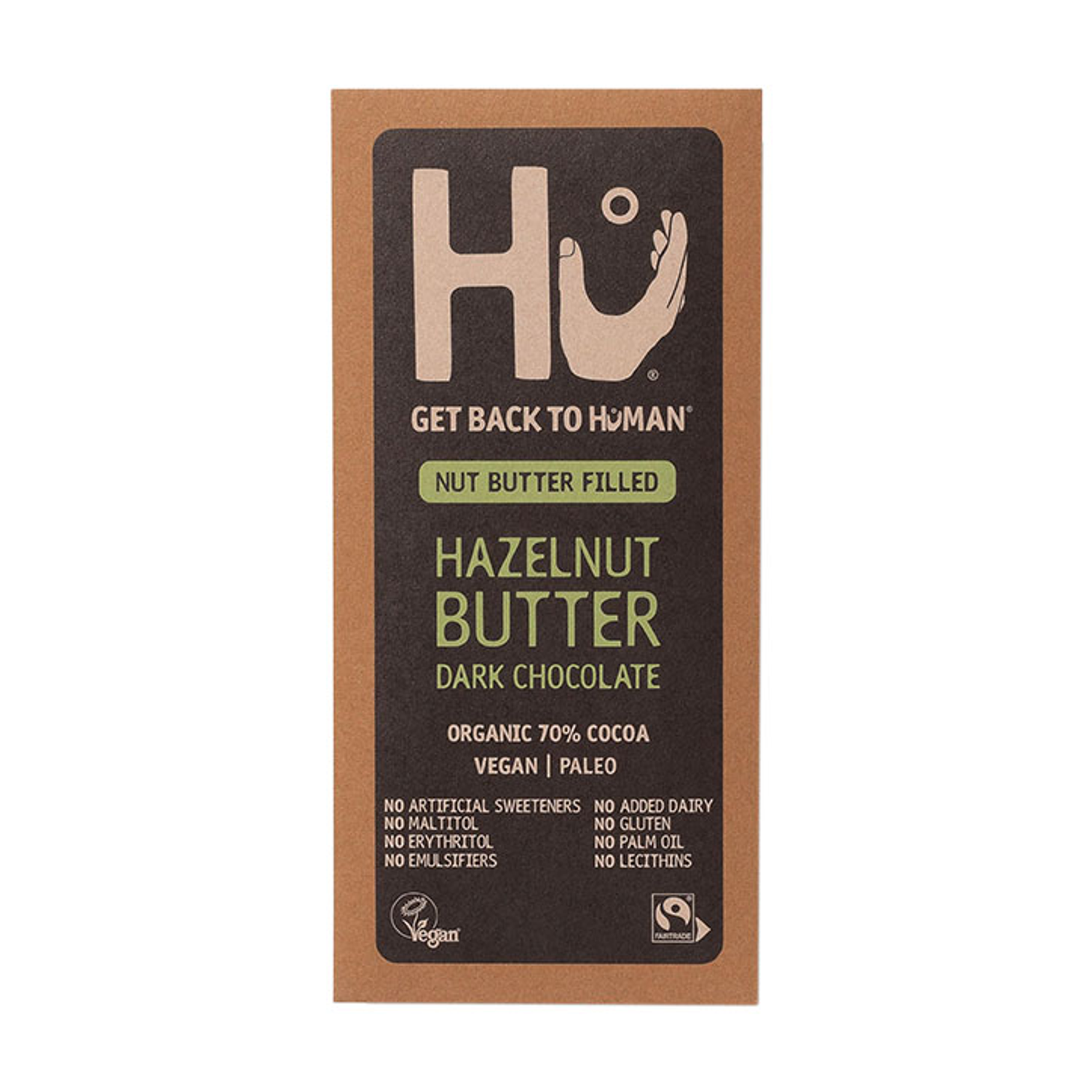 Hu Hazelnut Butter Dark Chocolate Bar 60g Holland & Barrett