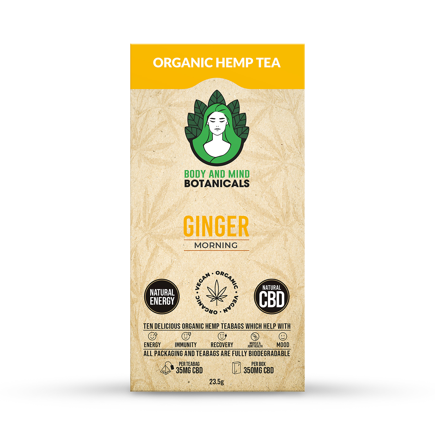 ECOST Rich Herb Ginger Herbal【ハーブティー】 Essence Of Ginger Natural Honey Ginger Tea - 20 Caffeine