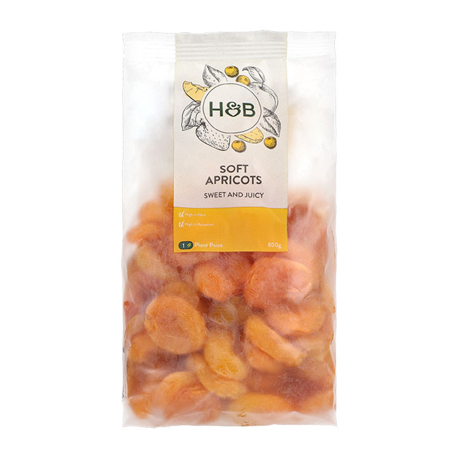 Holland & Barrett Soft Apricots 800g Holland & Barrett