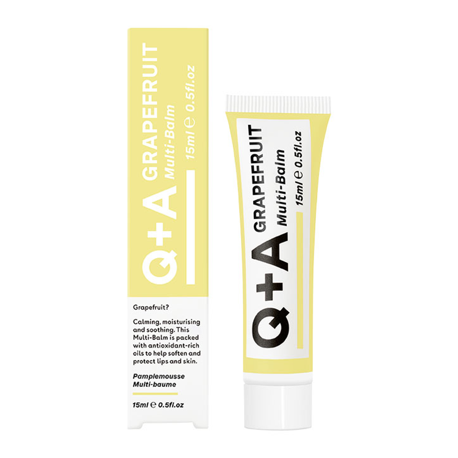 Q+A Grapefruit MultiBalm 15ml Holland & Barrett