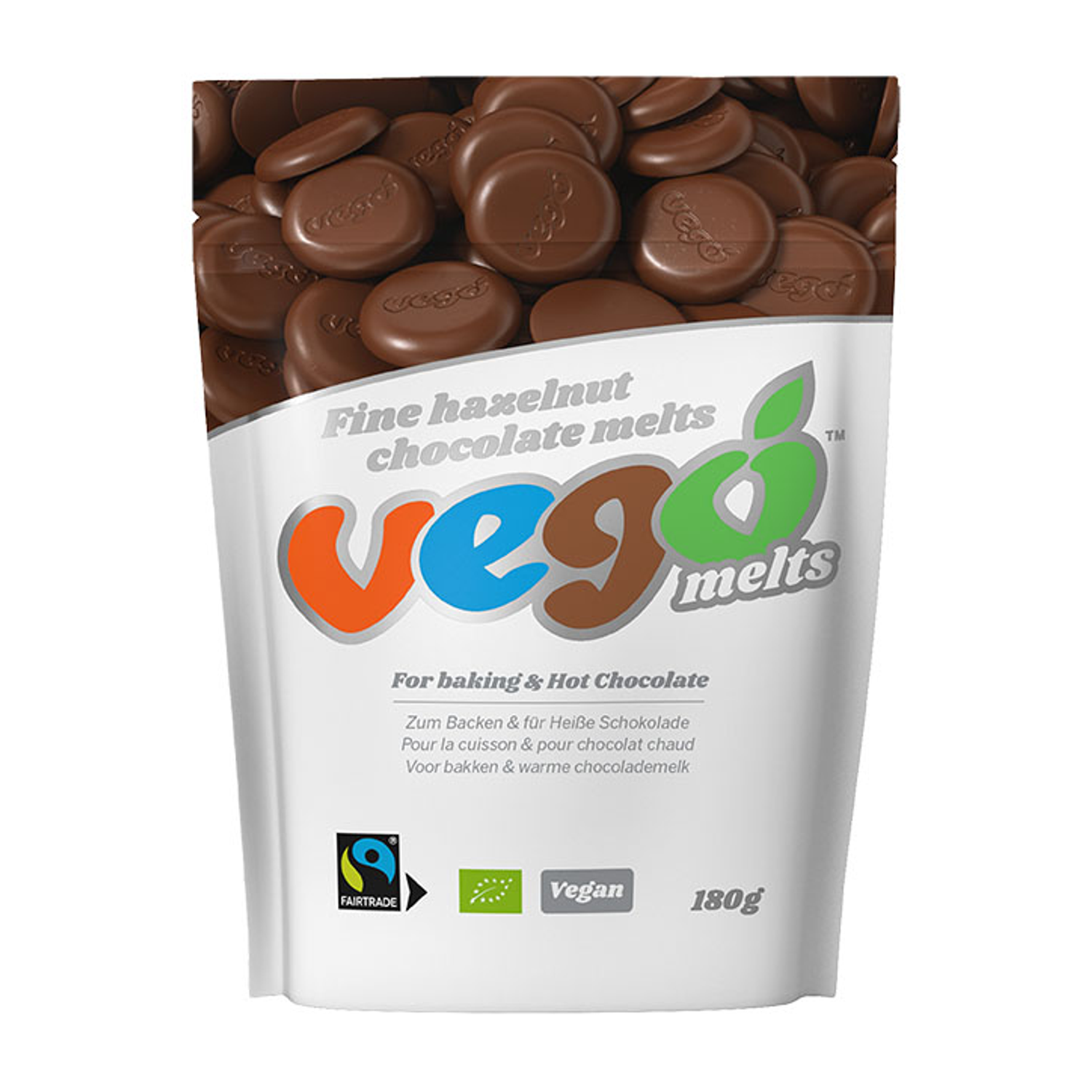 Vego Fine Hazelnut Gianduja Hot Chocolate Melts Holland & Barrett