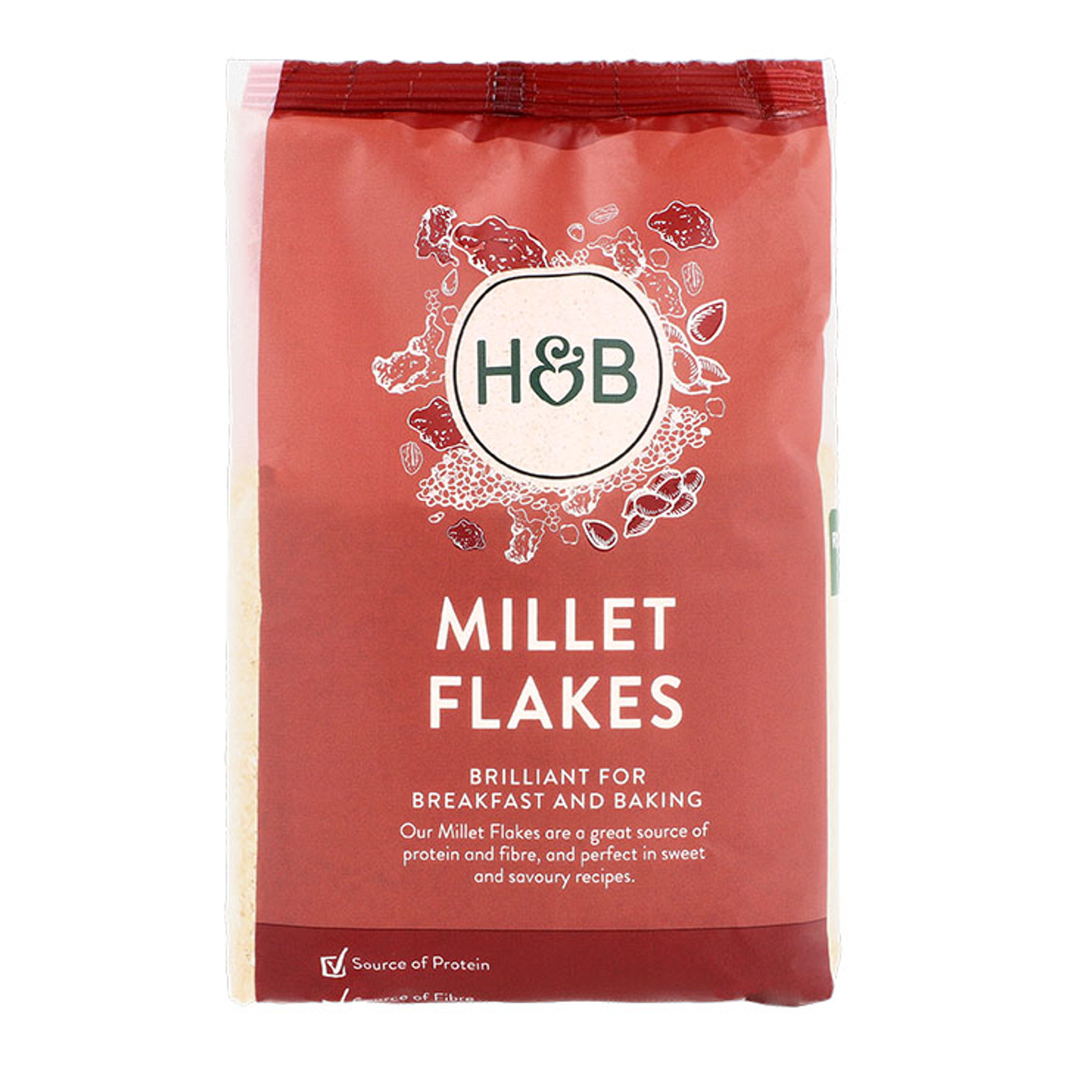 H&B Millet Flakes 500g Holland & Barrett