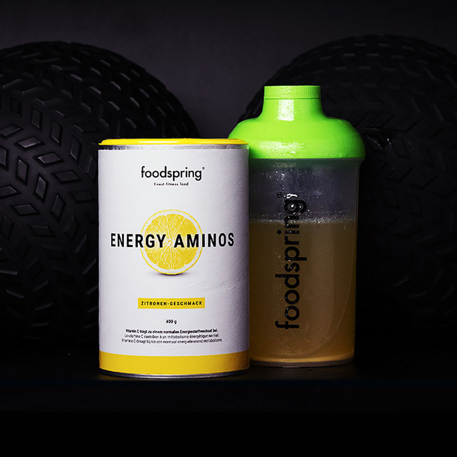 Shop Foodspring Energy Aminos Lemon 400g at Holland & Barrett