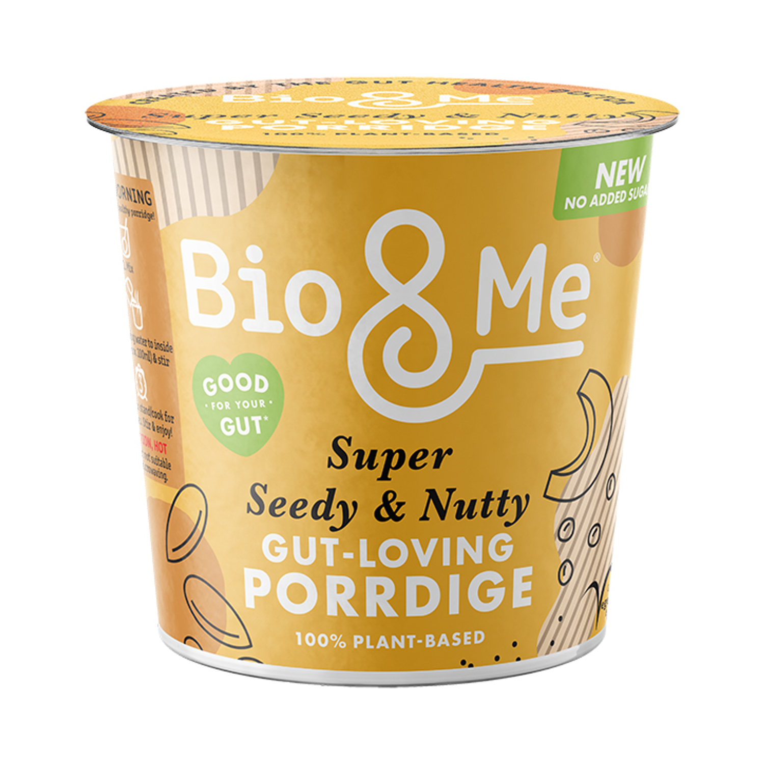 Bio & Me Super Seedy & Nutty GutLoving Porridge Pot Holland & Barrett