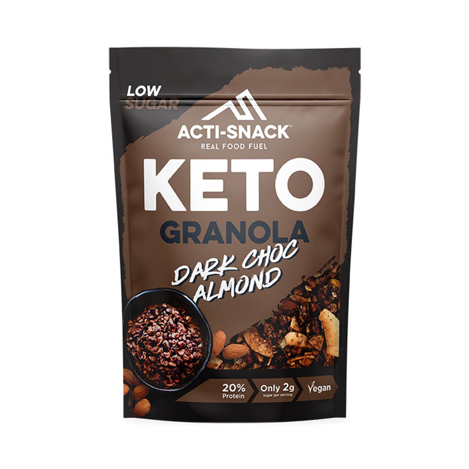 ActiSnack Keto Granola Dark Chocolate Almond Holland & Barrett