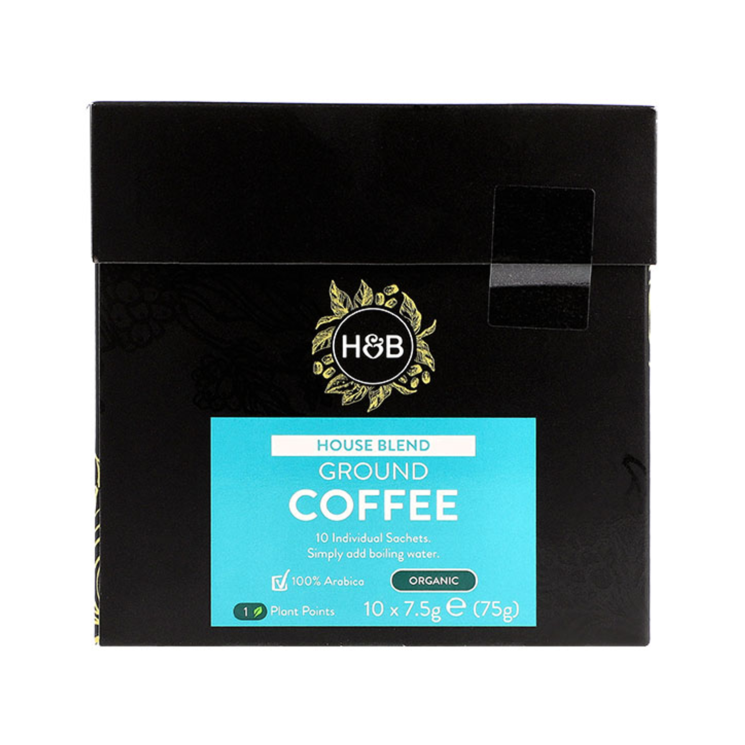 Holland & Barrett House Blend Coffee Bags 10 Sachets Holland & Barrett