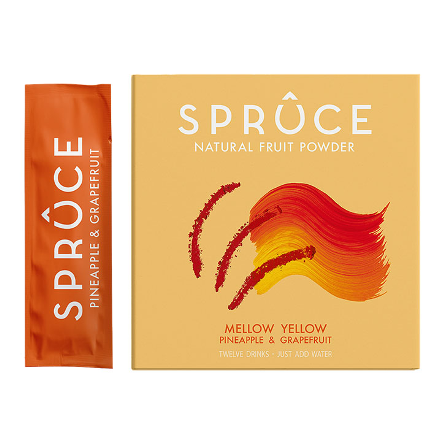 Spruce Pineapple & Grapefruit Water Infusions (12 Sachets) Holland