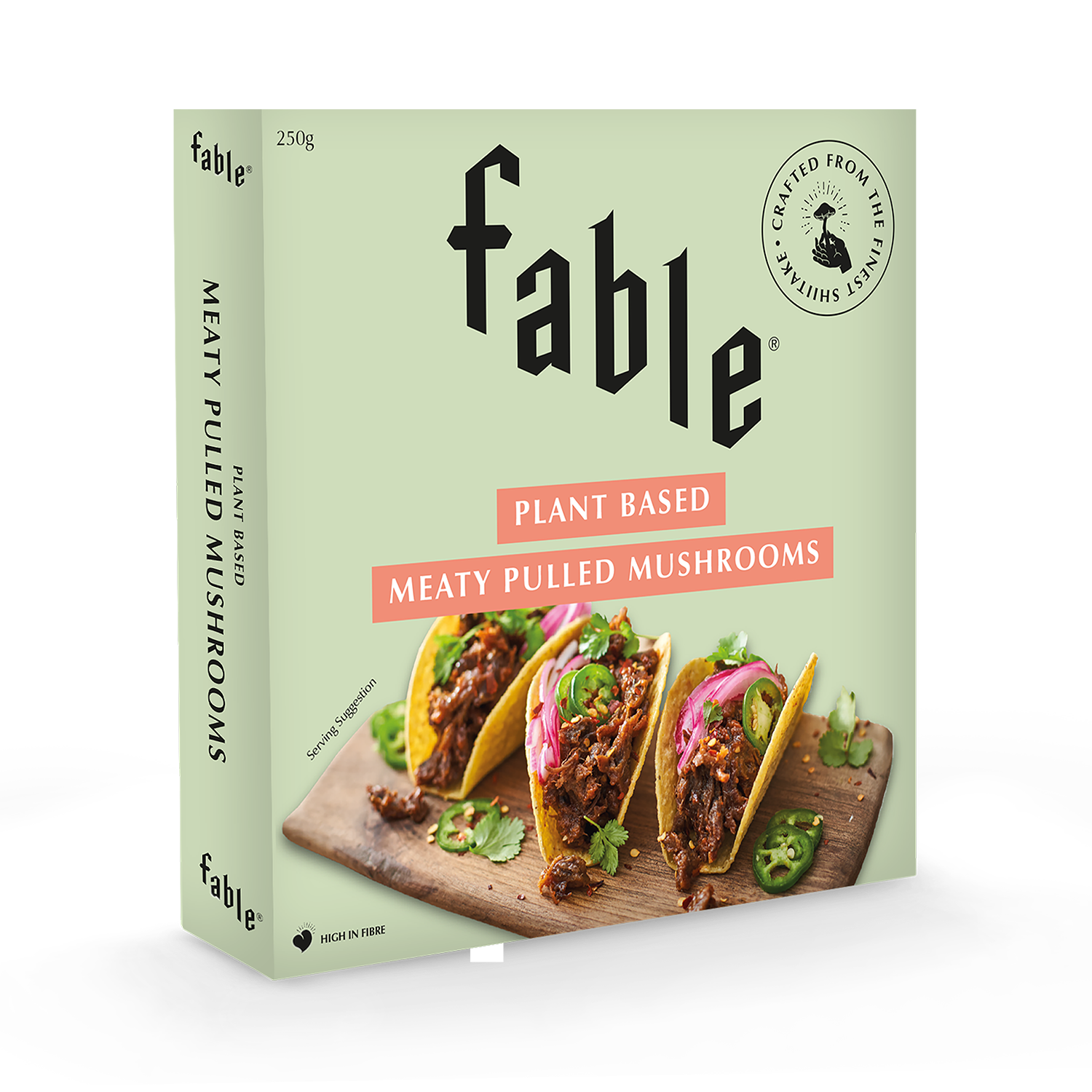Fable Plant Based Meaty Pulled Mushrooms 250g