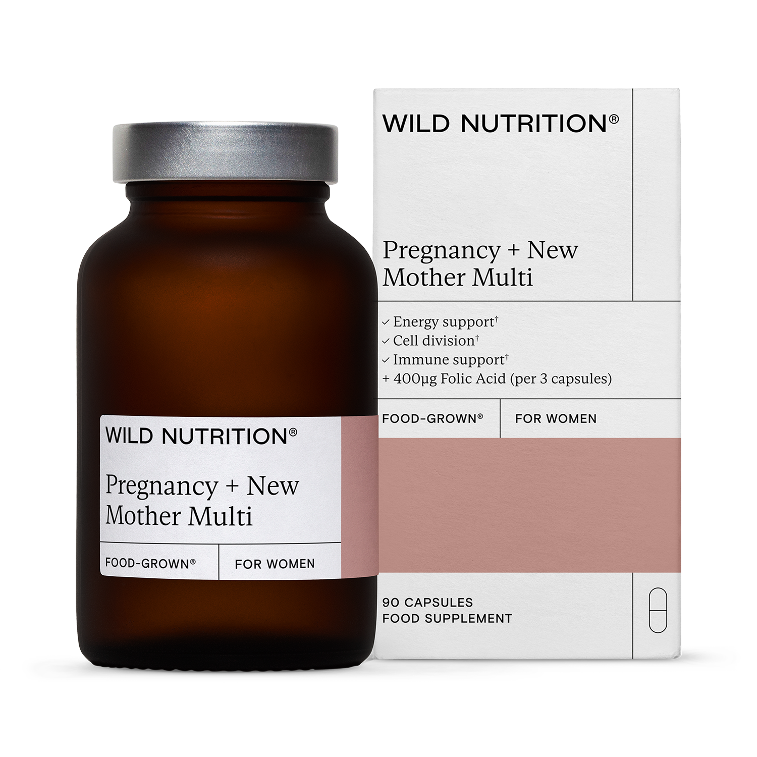 Wild Nutrition Food Grown Pregnancy New Mother Multi for Women