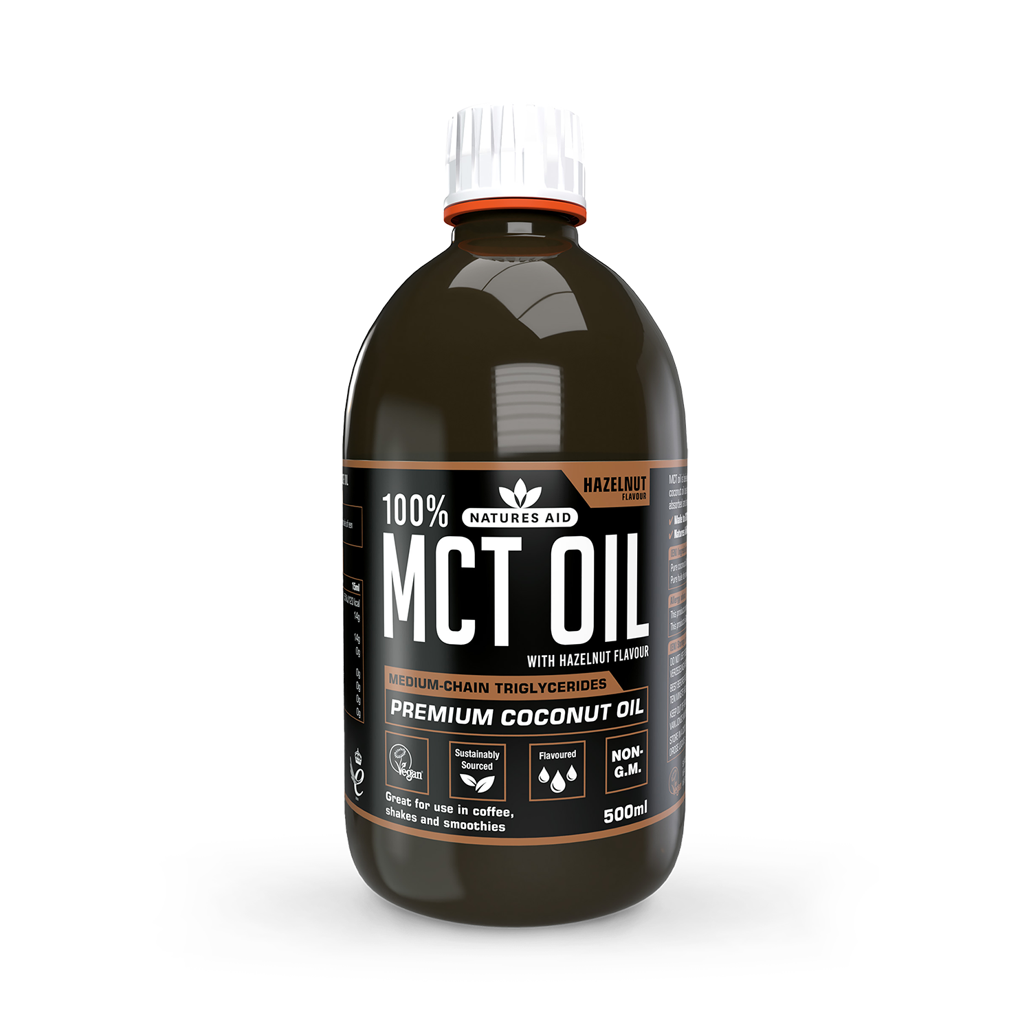 mct oil and l carnitine Natures Aid Medium Chain Triglycerides (MCT) with Hazelnut Flavour 500ml Pack Size:2 Bottles -  $35.69  / a bottle bpc 157 with testosterone serum for clearer looking skin