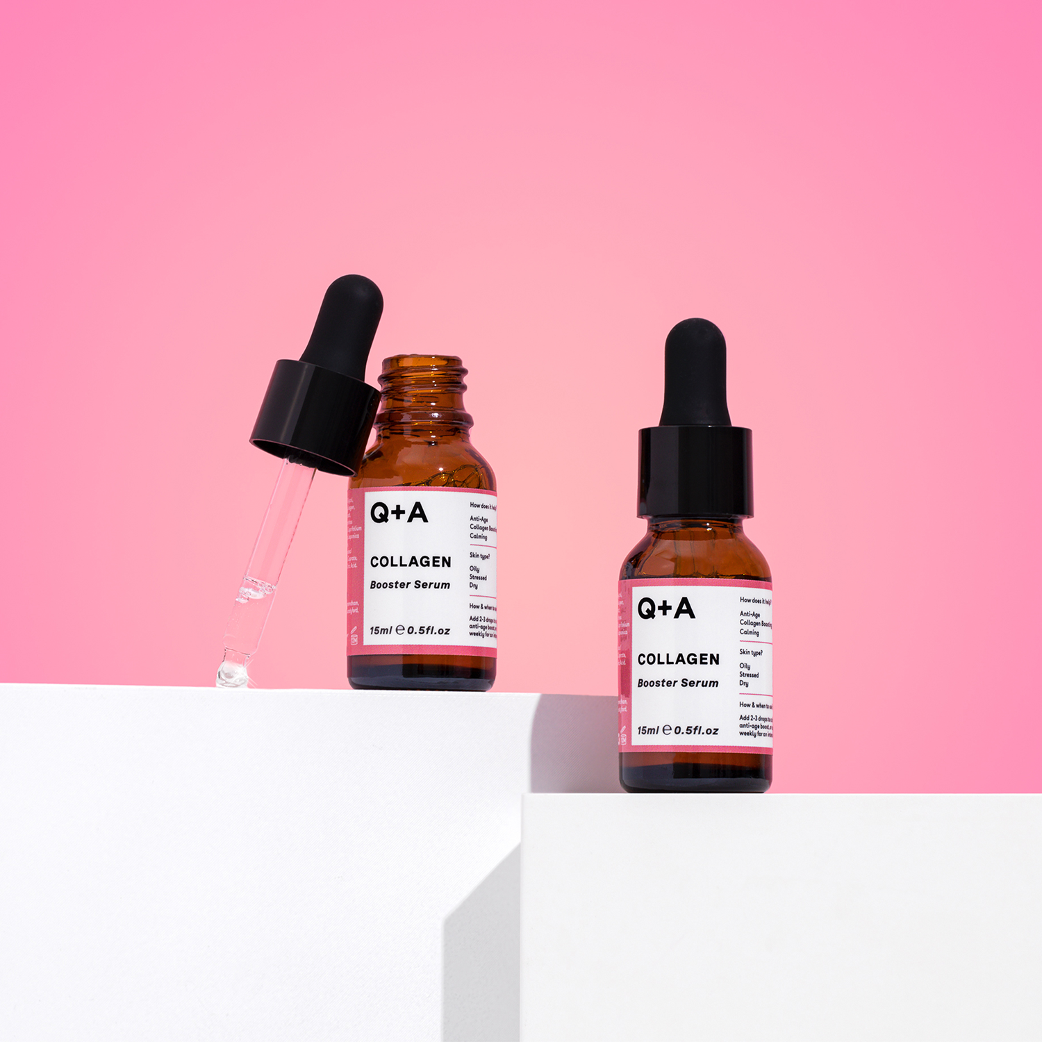 Q+A Collagen Booster Serum 15ml | H&B