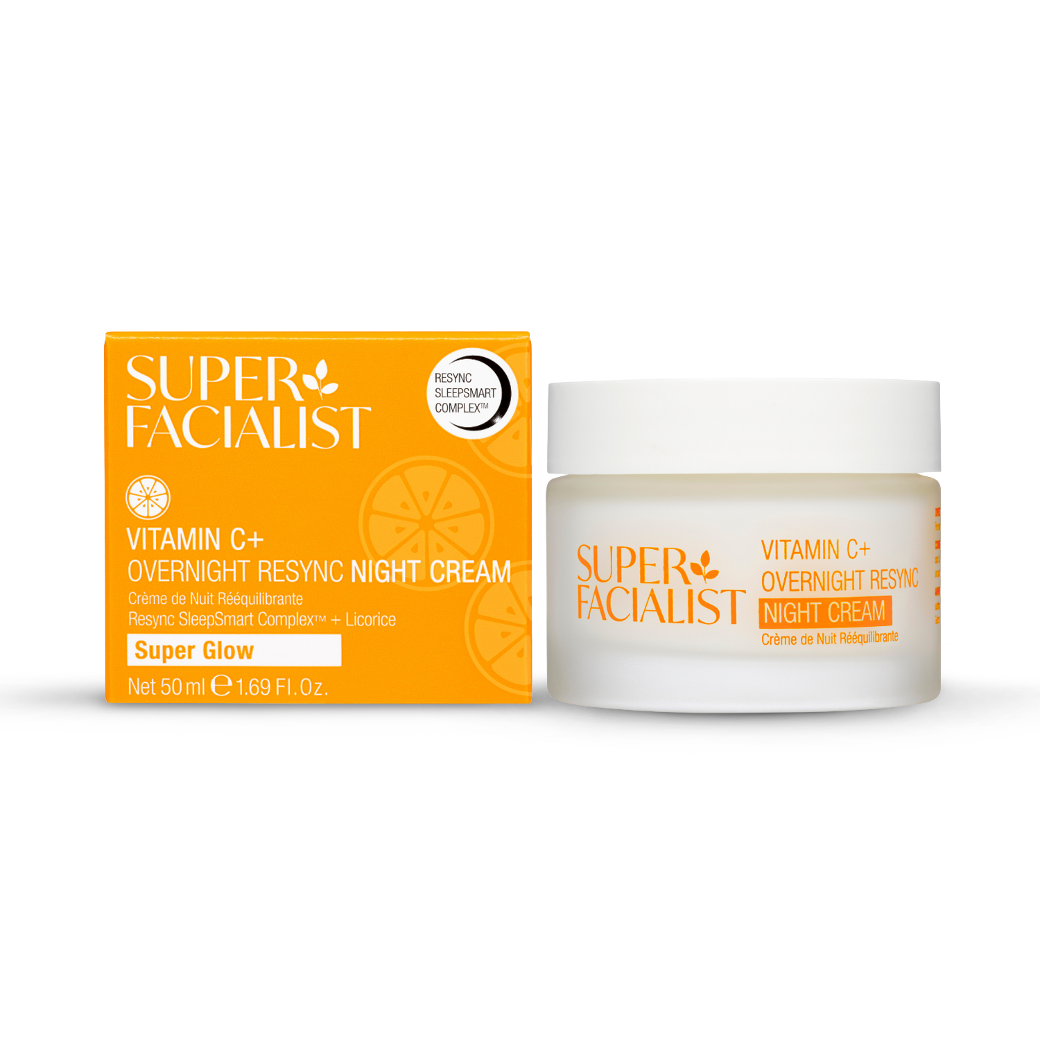 Super Facialist Vitamin C Overnight Resync Night Cream 50ml | H&B
