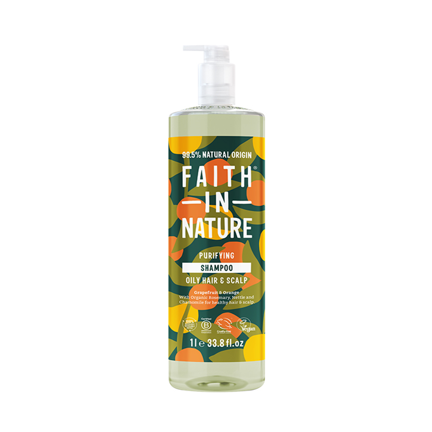Faith in Nature Grapefruit & Orange Shampoo 1L Holland & Barrett