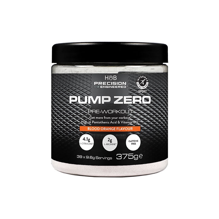 Pump Zero Pre-Workout - Blood Orange | Pre-Workout | H&B