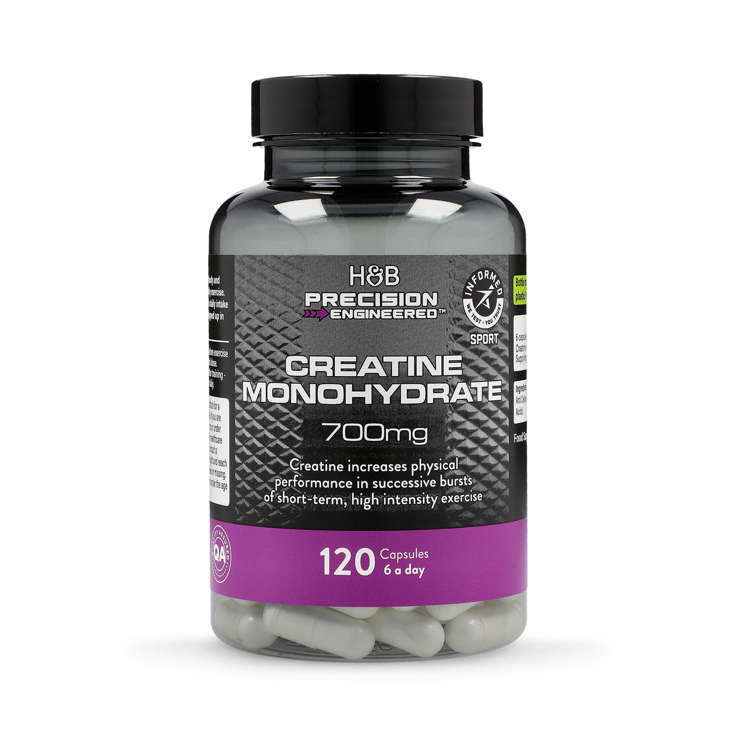 Creatine Monohydrate Capsules 1000mg – 60 Caps For Muscle Growth, Energy & Workout - View #3