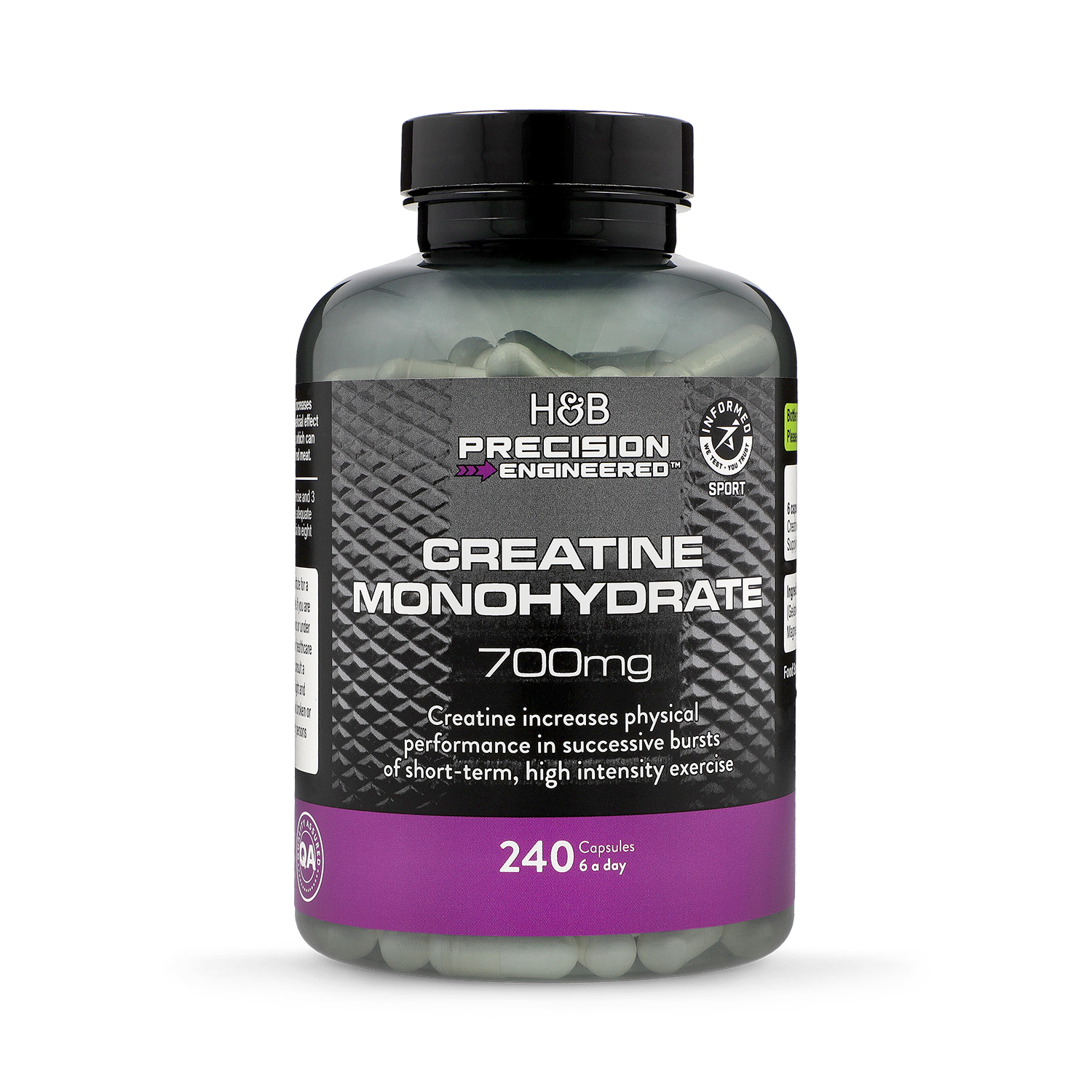 Creatine Monohydrate 700mg 240 Capsules