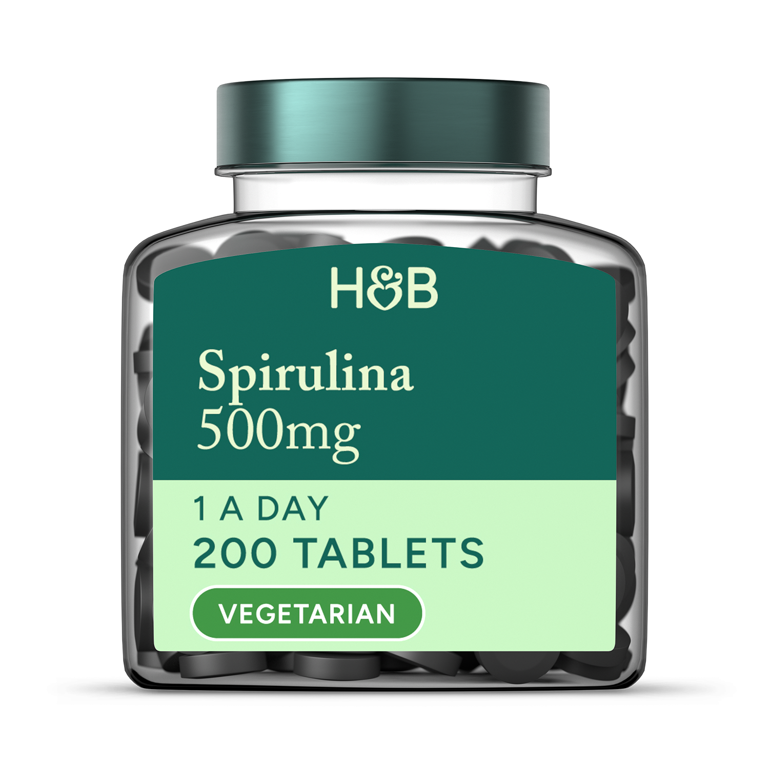 Holland & Barrett Spirulina 500mg 200 Tablets