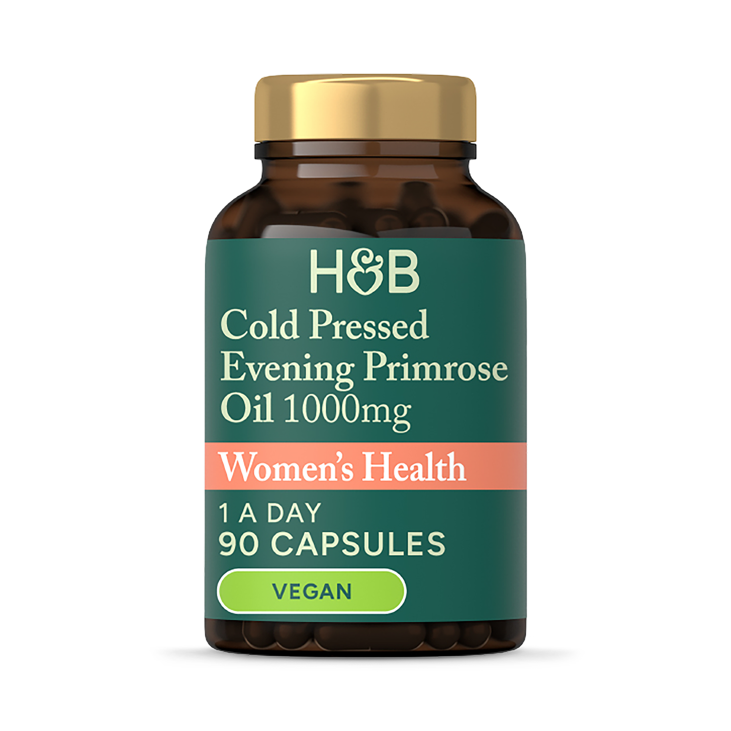 Holland & Barrett Vegan Cold Pressed Evening Primrose Oil 1000mg 90 Capsules