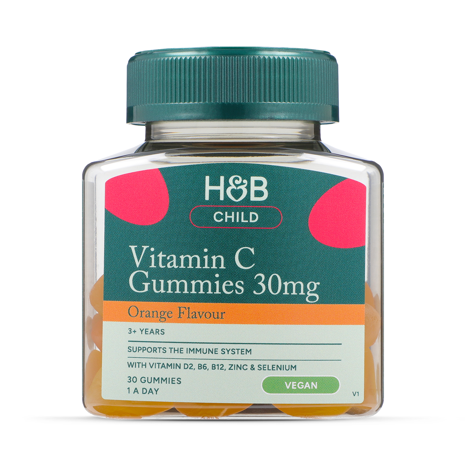 Holland & Barrett Kids Vitamin C Immune Support 30mg 30 Gummies